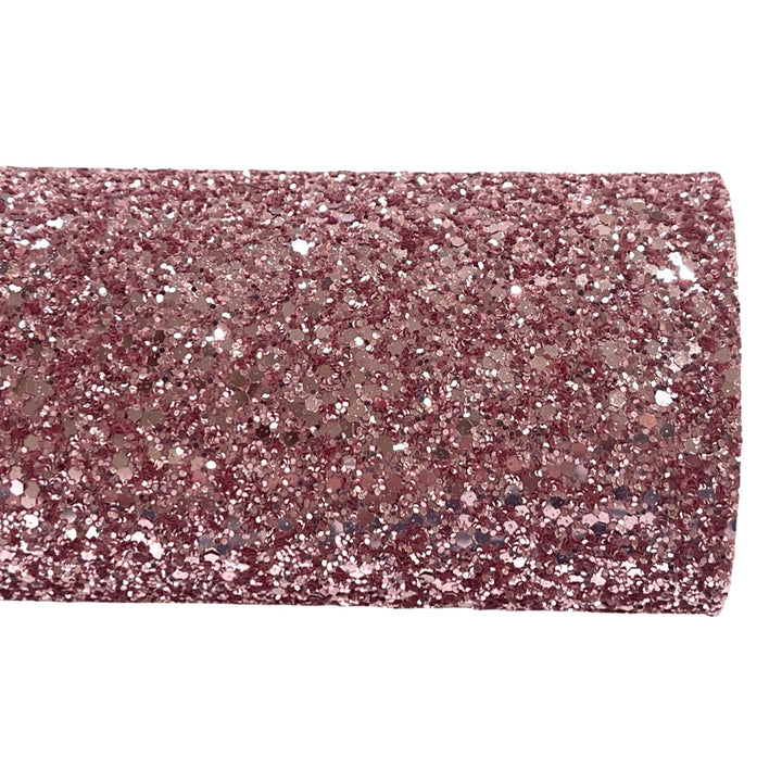 Paillettes épaisses scintillantes rose sombre