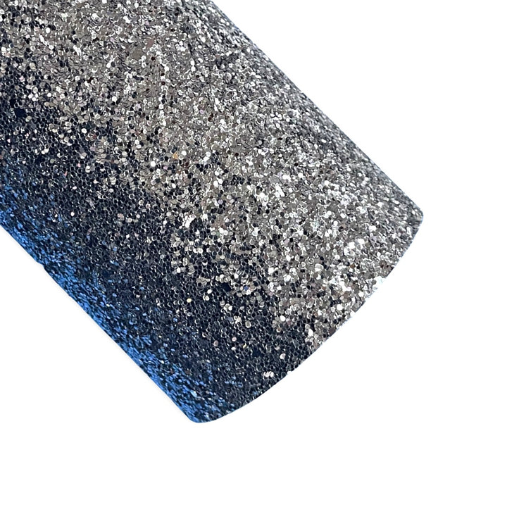 Gunmetal Glitter Leather