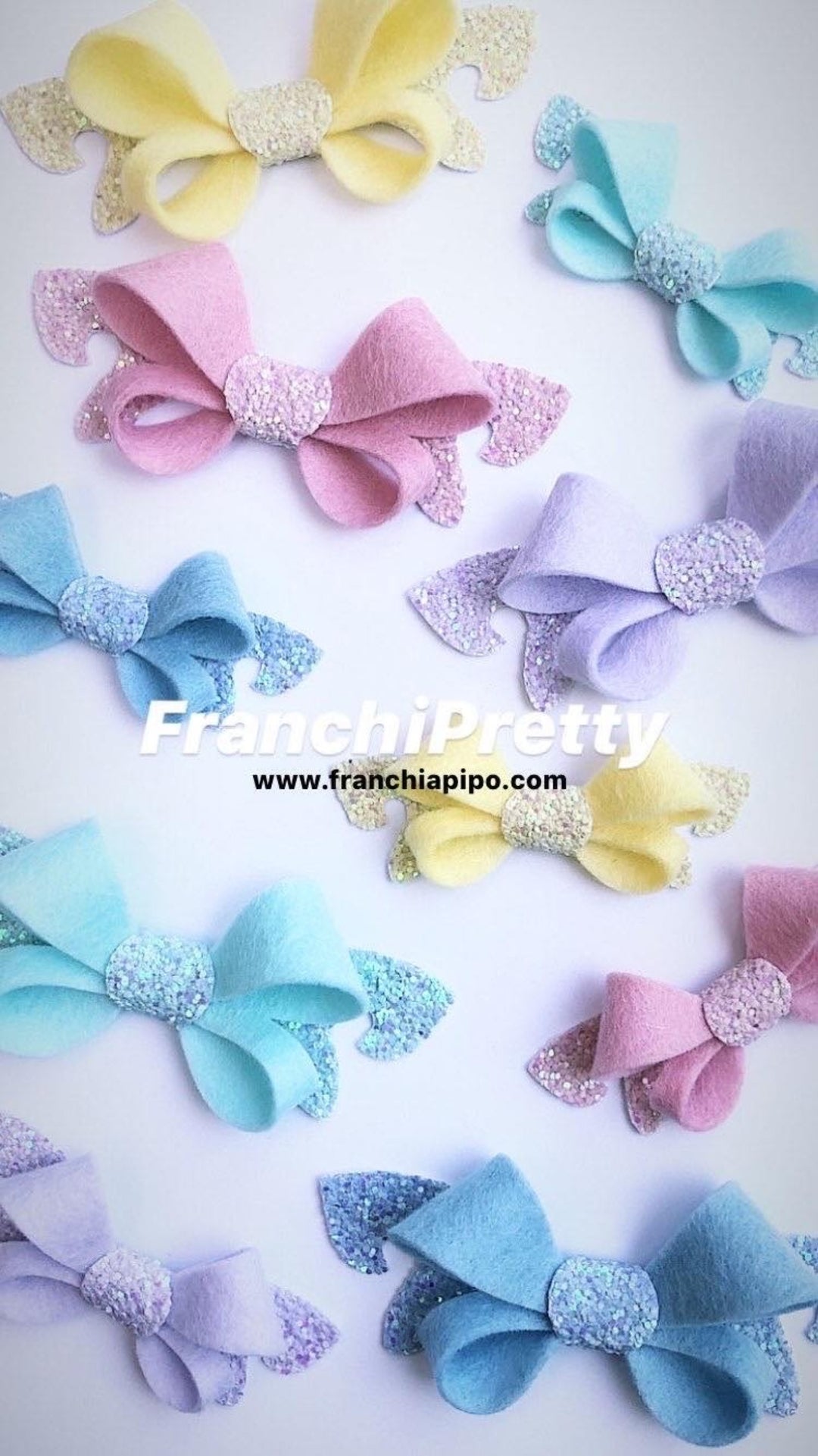FranchiPretty Template - Trace and Cut Plastic Hairbow Template