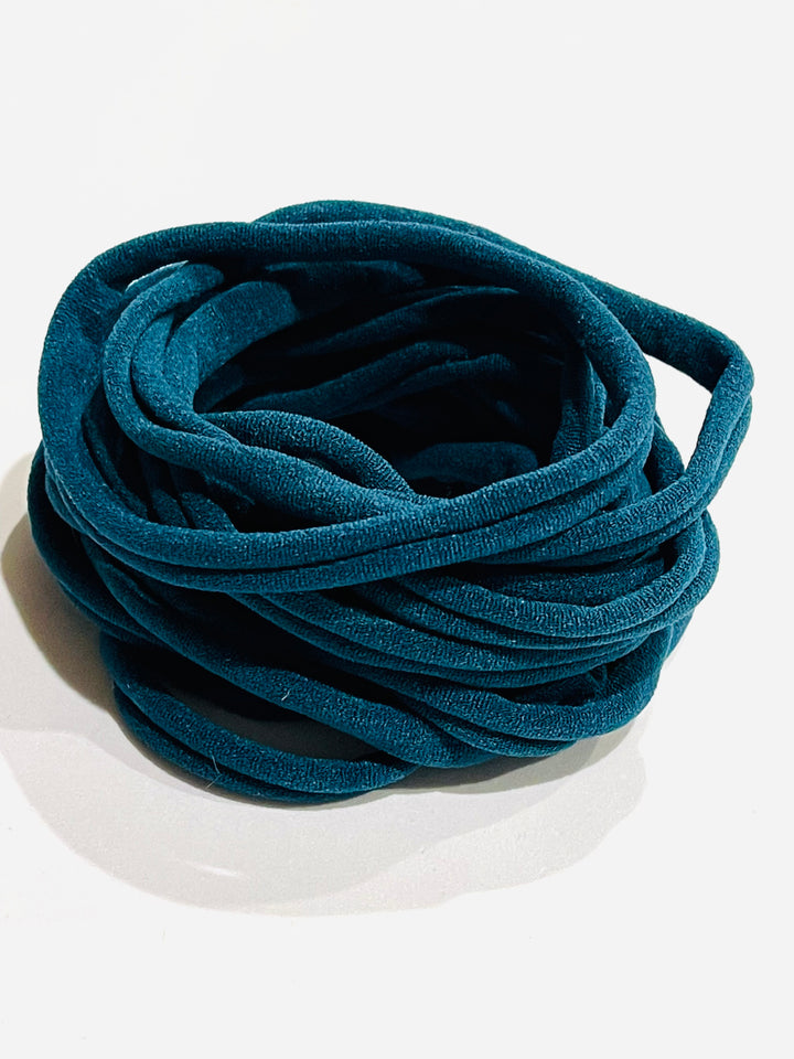Bandeaux en nylon PEACOCK, bandes en nylon doux, bandeaux pour bébés, arcs de bricolage, fournitures d’arc de cheveux, fournitures de bricolage, taille unique pour la plupart des bandeaux