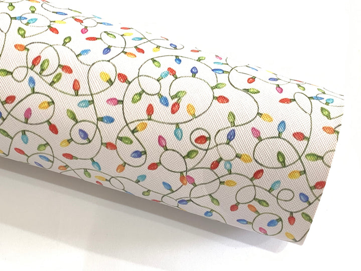 Feuilles de similicuir en similicuir pour lumières de fête
