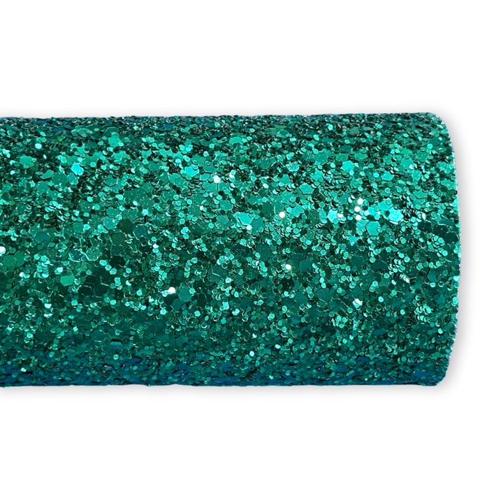 Jade Green Chunky Glitter - A5 sheet (last of stock)