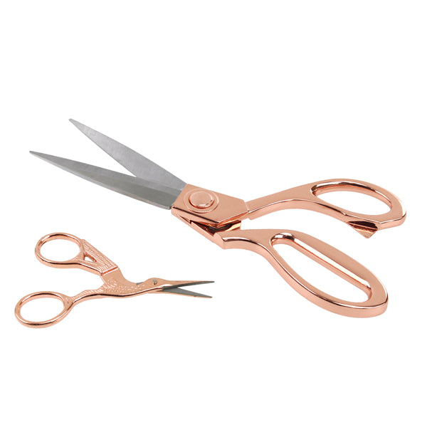 Rose Gold Scissors Gift Set