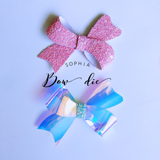 Original Sophia Bow Die Sizzix Big Shot Die Compatible - Prêt à expédier