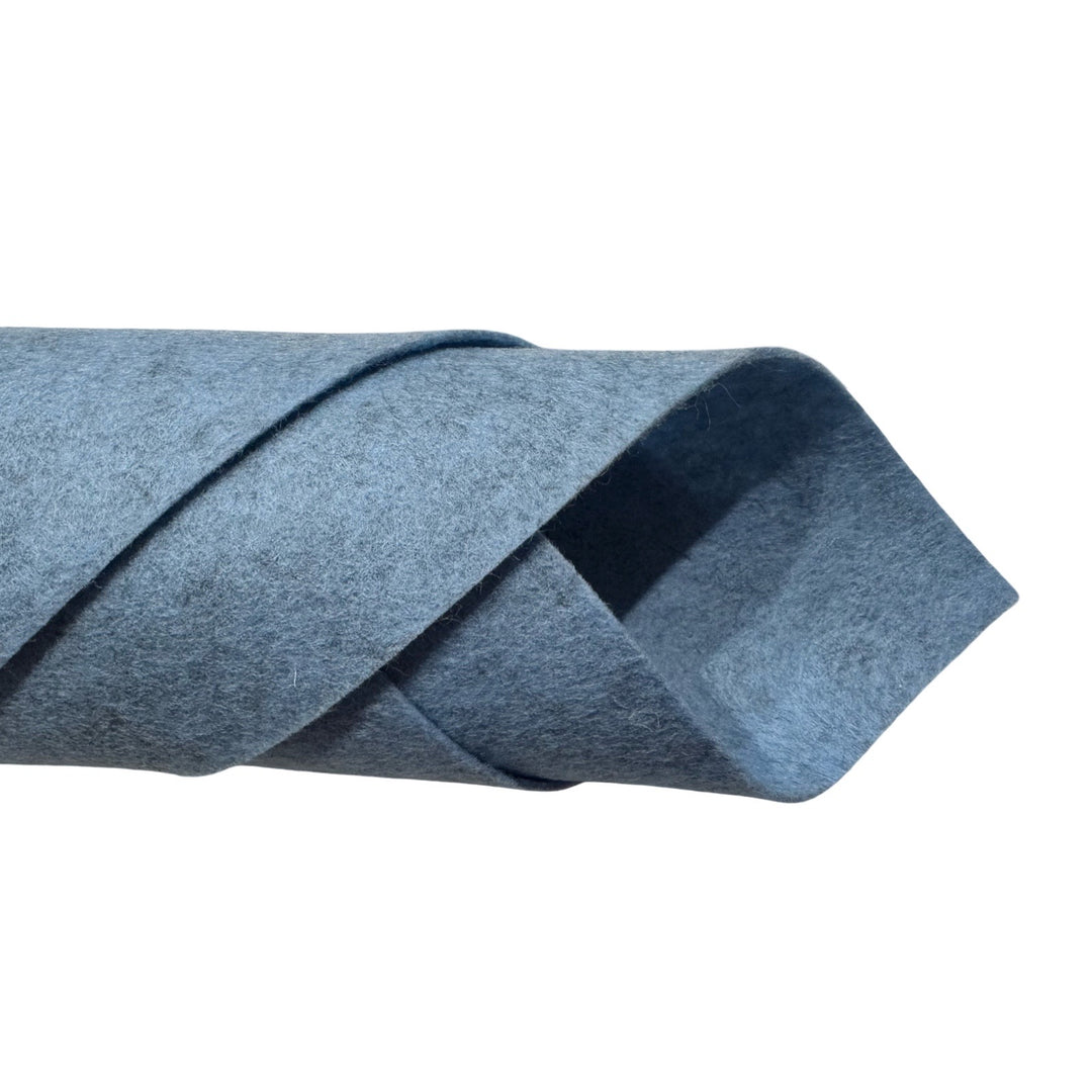 1mm Heather Baby Blue Merino Wool Felt