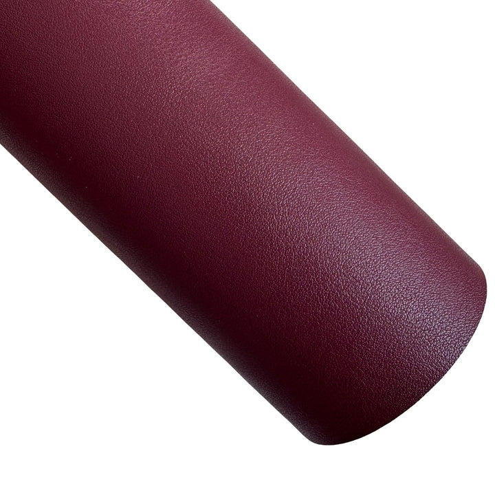 Maroon Smooth Leatherette - Thick 1.2mm - great for School Bows