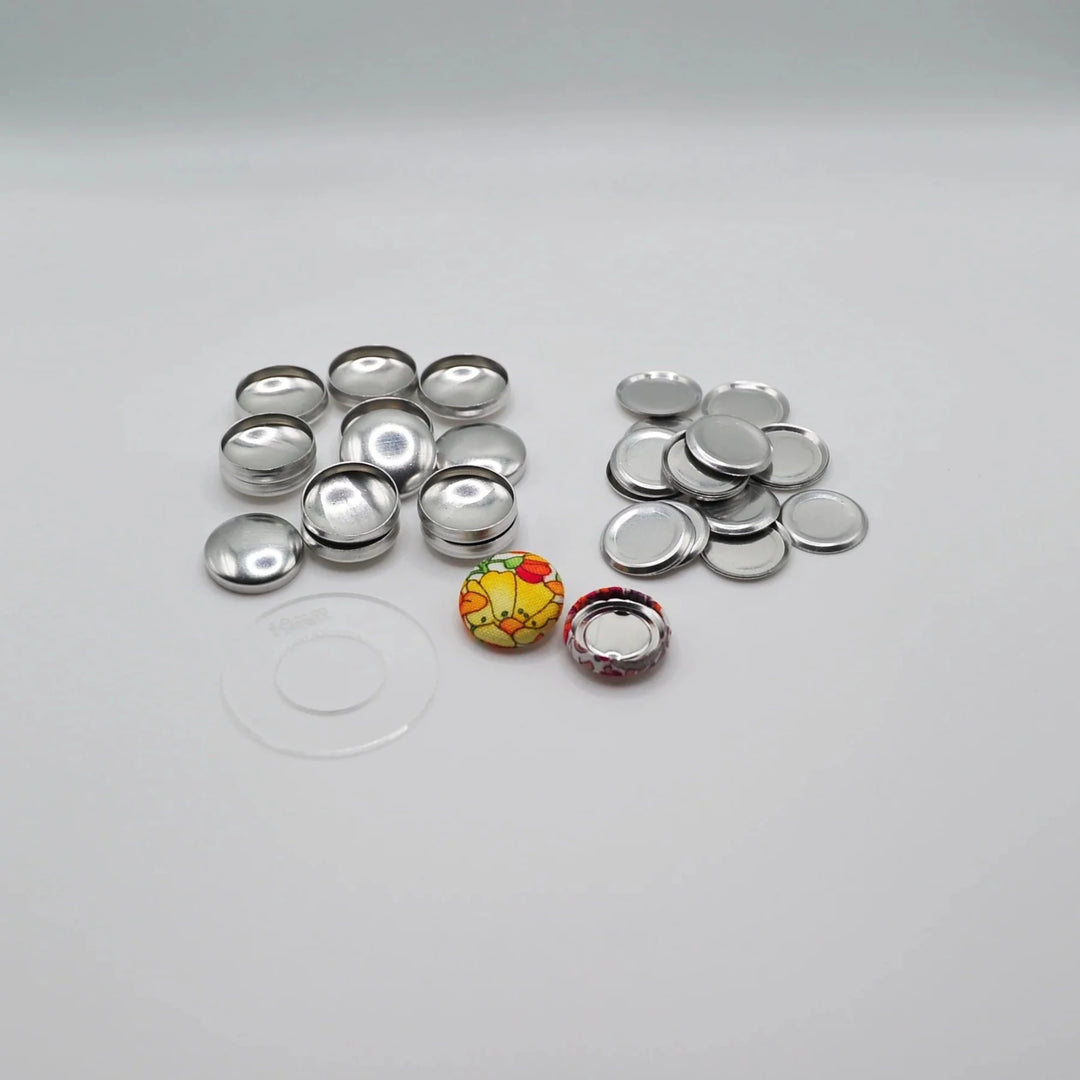 Boutons JACKOBINDI ~ 19 mm (3/4 pouces) (taille 30 US) Boutons auto-couverts 