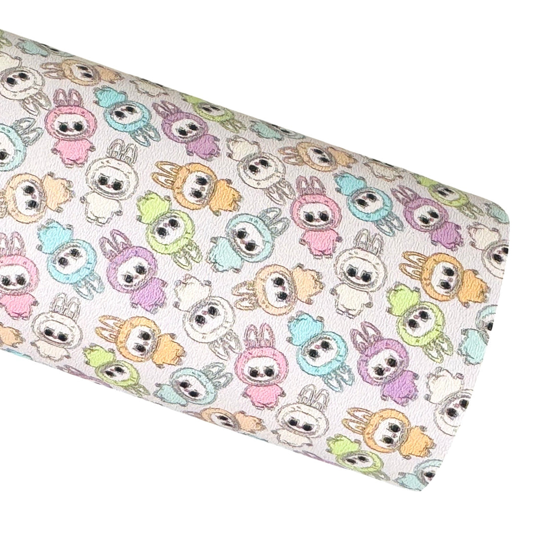 Monsters Faux Leather Sheet