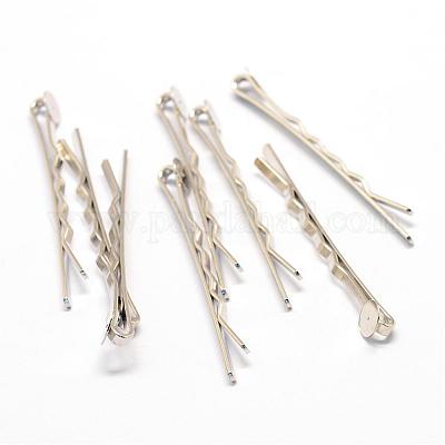 JACKOBINDI Bobby Pin avec kit de boutons en tissu 