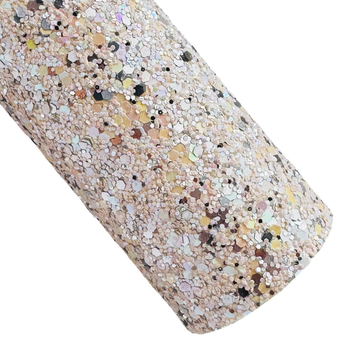 White Pink Bunny Glitter Leather Bundle