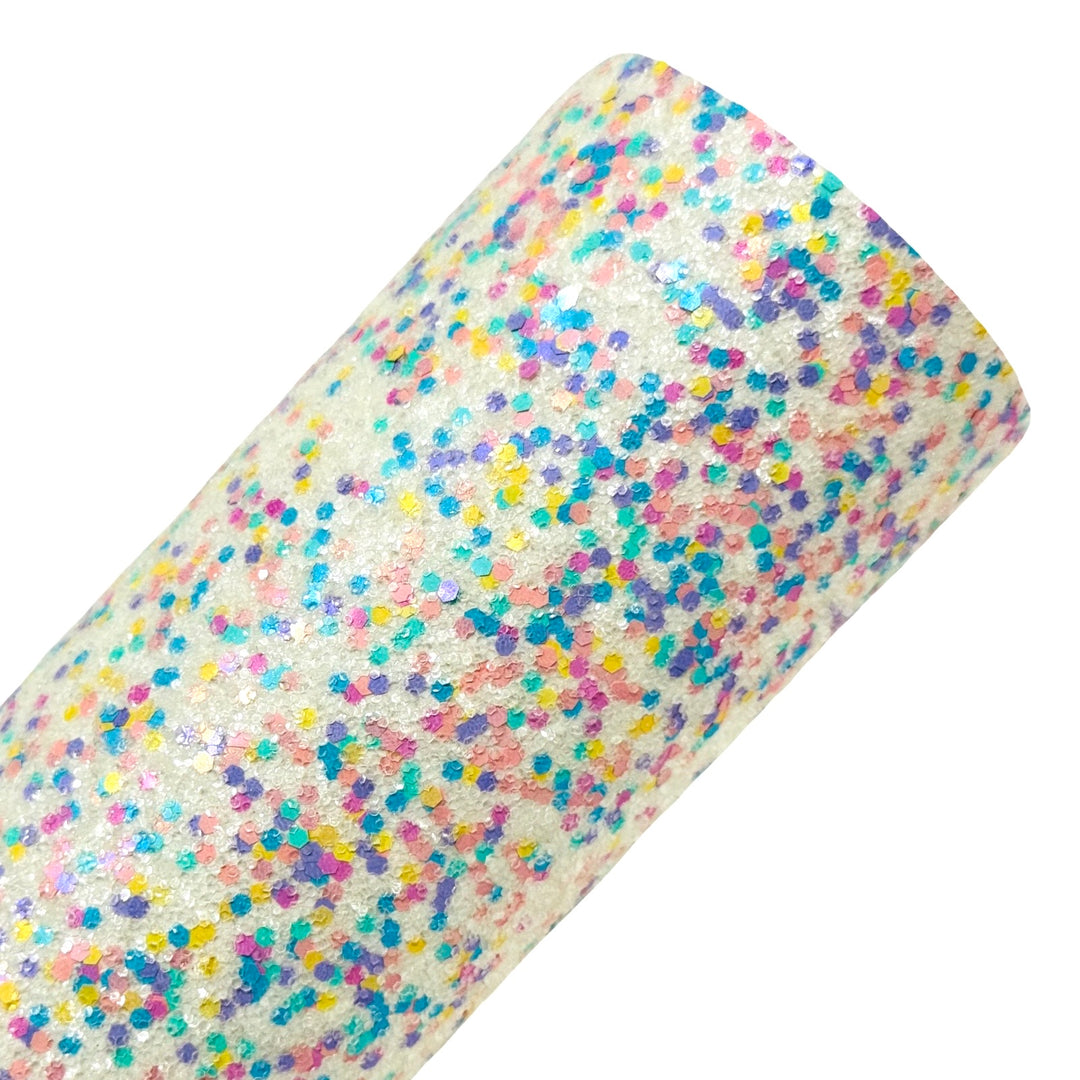 Unicorn Farts Rainbow Chunky Glitter Leather