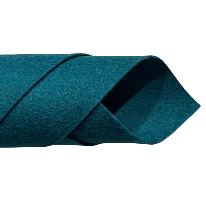 1mm Heather Petrol Merino Wool Felt