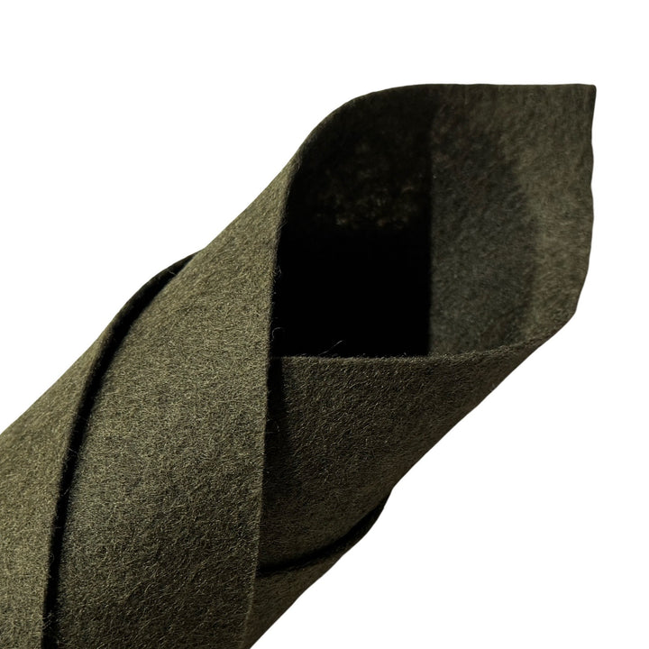 NEW Army Green Heather Merino Wool Felt G1-448