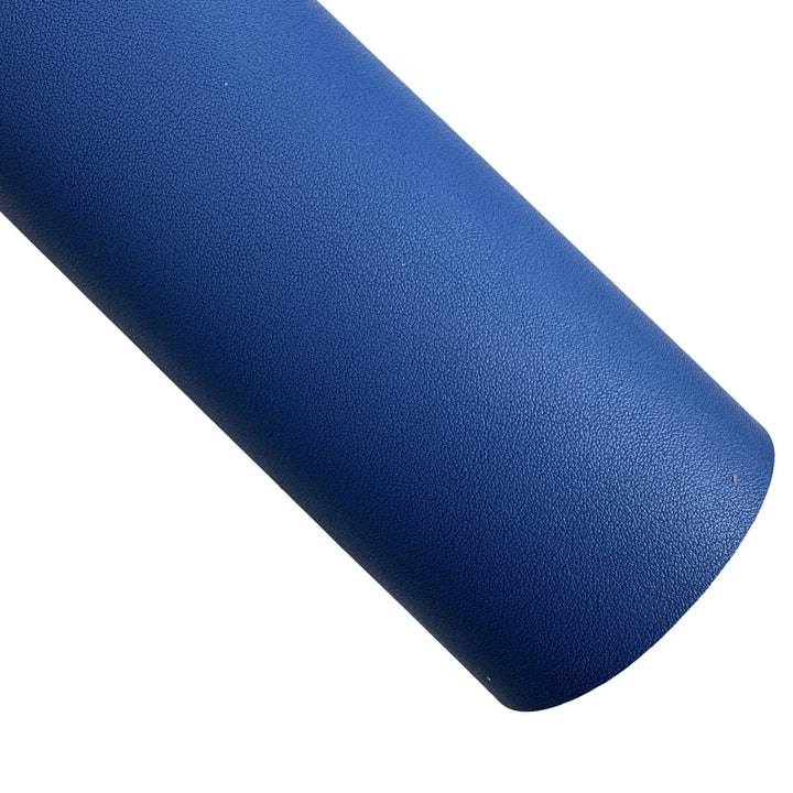 Blue Smooth Leatherette - Thick 1.2mm - great for School Bows