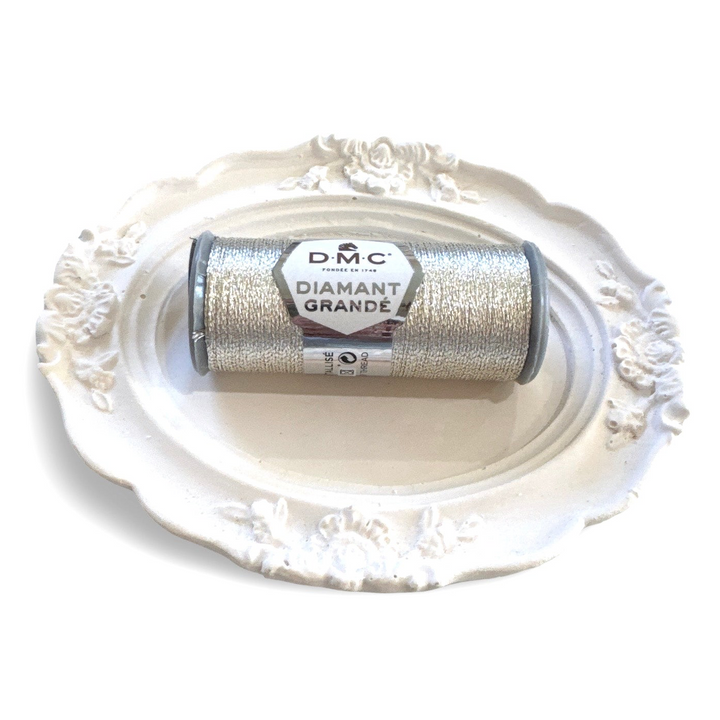 DMC Diamant Grande - Light Silver G168 - Hand Embroidery Thread - 20m