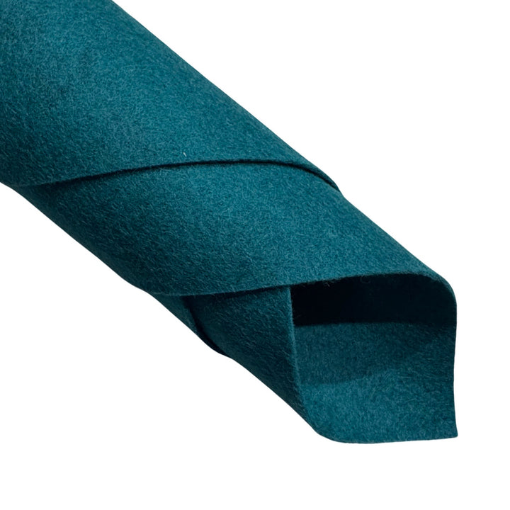 1mm Heather Petrol Merino Wool Felt