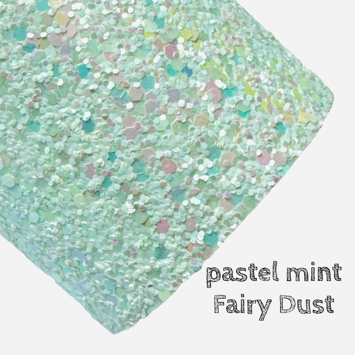 Paillettes épaisses pastel irisées vert clair - Fairy Dust