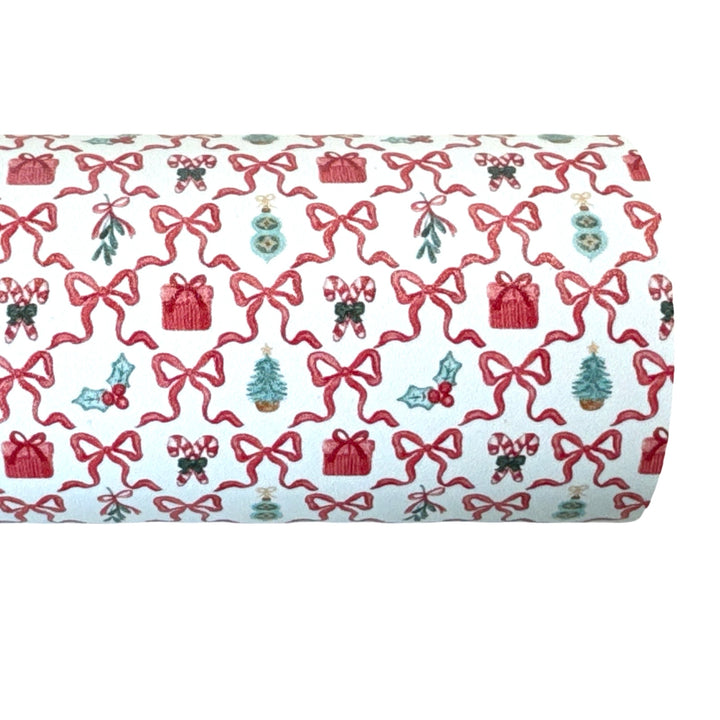 Christmas Custom Print Leatherette