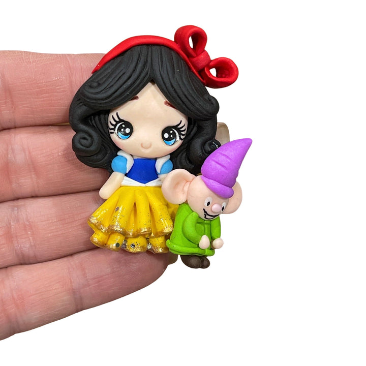 Princess Bow Clay - Snow White