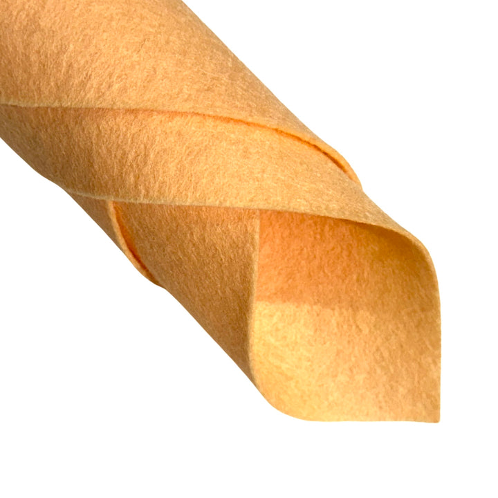 NEW Apricot Pure Wool Merino Wool Felt