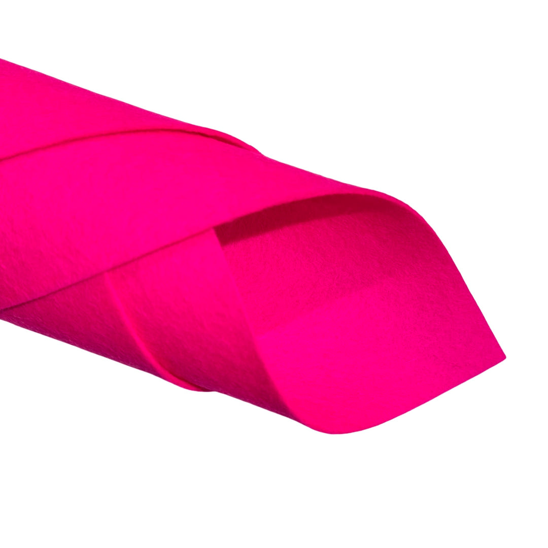NEW Hot Pink 100% Merino Wool Felt