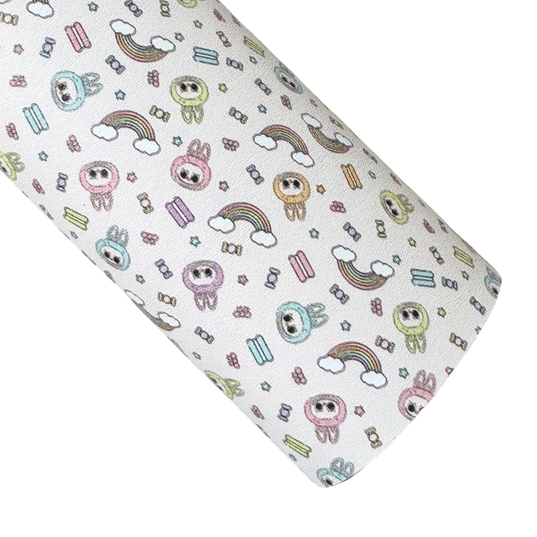 Monsters Faux Leather Sheet
