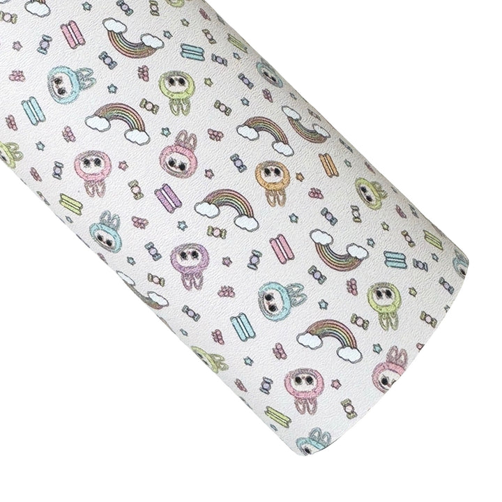Monsters Faux Leather Sheet