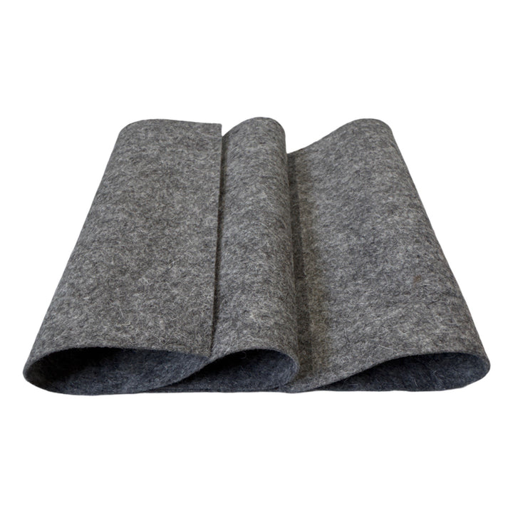 1mm Heather Dark Grey Merino Wool Felt 8 x 11" Sheet - No. G1-8 NEW