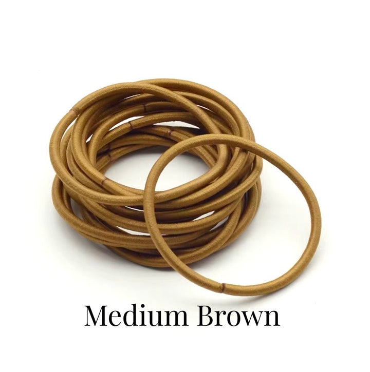 Élastiques fins pour cheveux. 