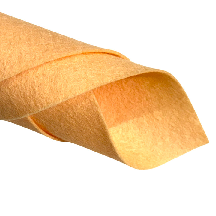 NEW Apricot Pure Wool Merino Wool Felt