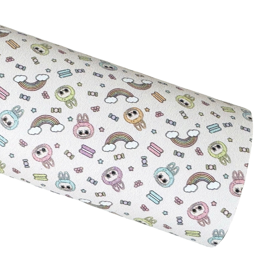 Monsters Faux Leather Sheet