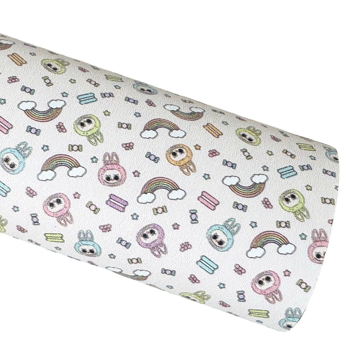 Monsters Faux Leather Sheet