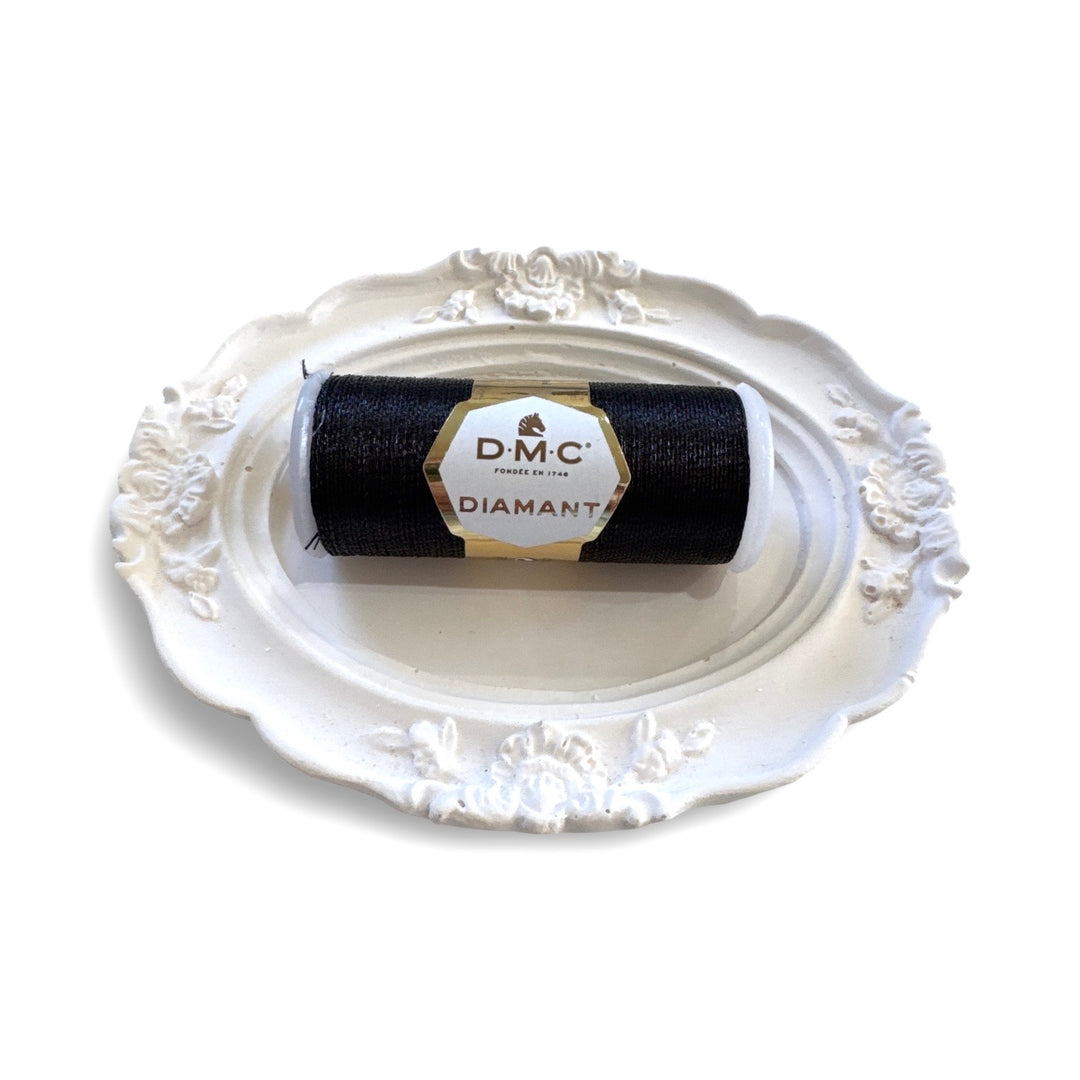 DMC Diamant - Black D310 - Hand Embroidery Thread - 35m