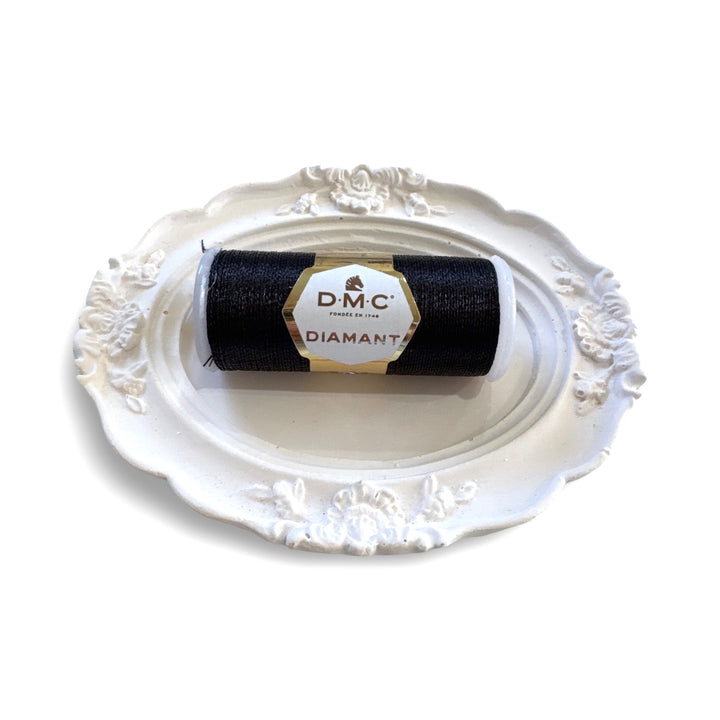 DMC Diamant - Black D310 - Hand Embroidery Thread - 35m