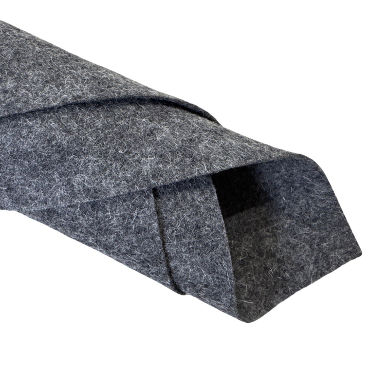 1mm Heather Dark Grey Merino Wool Felt 8 x 11" Sheet - No. G1-8 NEW