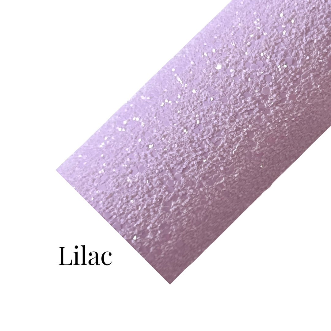 Matte Pastel Premium Felt Backed Glitter Leather | Glitter Leather Sheets | Pick and Mix