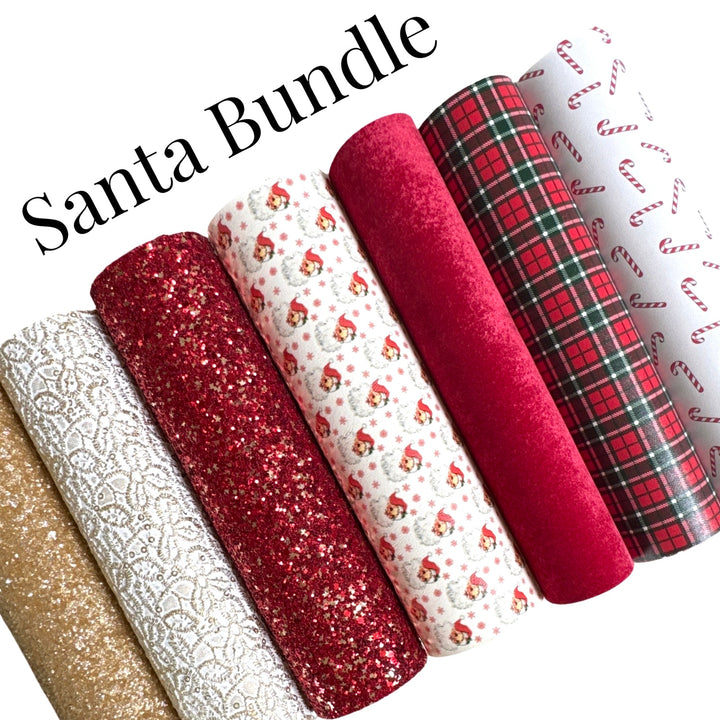 Santa Glitter and Leather Bundle