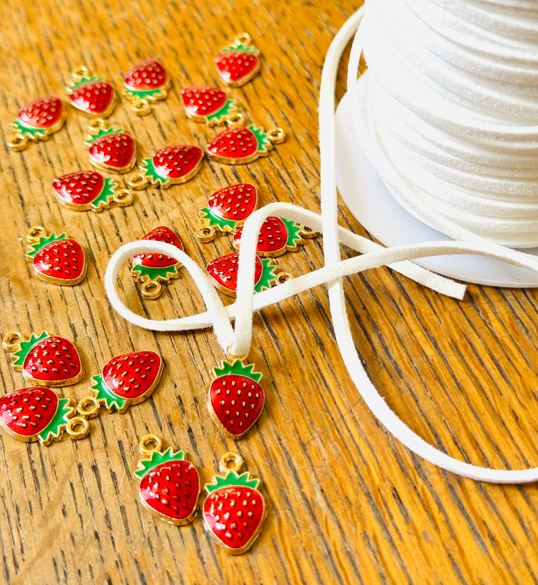 Strawberry Charms for Bows