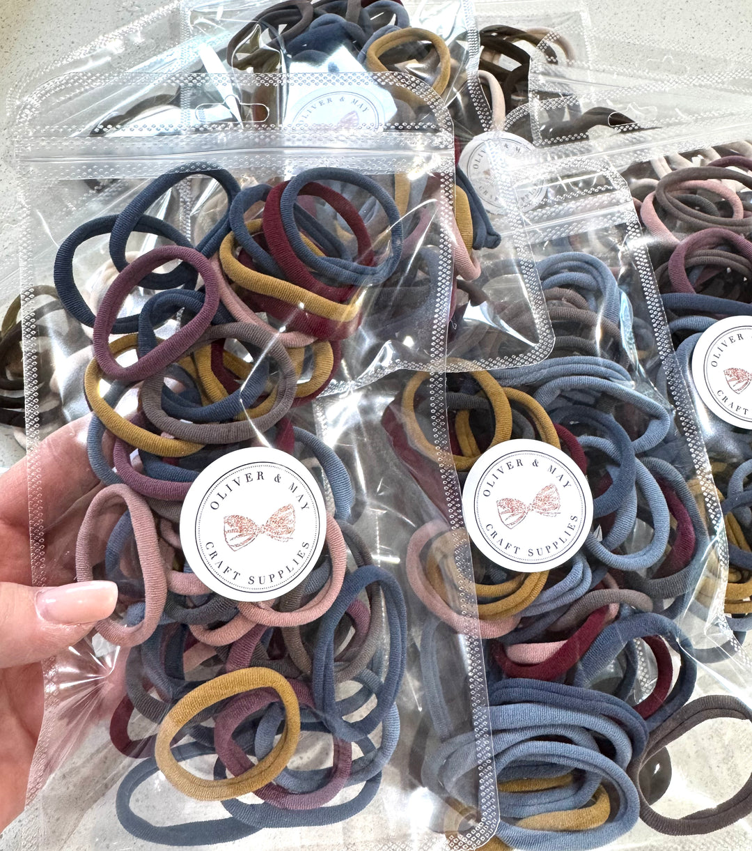 Mixed Elastic Hair Bands 50pcs