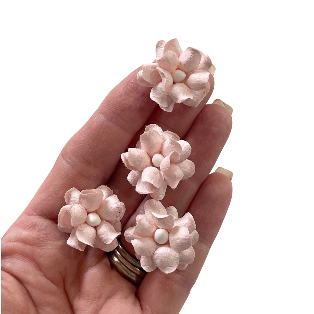 Blush Pink Cottage Sweetheart Mulberry Flowers 25mm