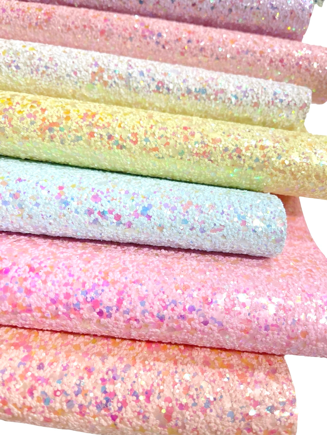 Peach Pink Fairy Dust Pastel Chunky Glitter