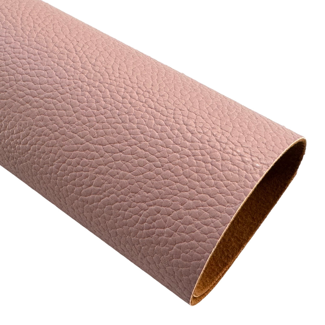 Feuille de tissu épaisse de 1,2 mm en faux cuir blush