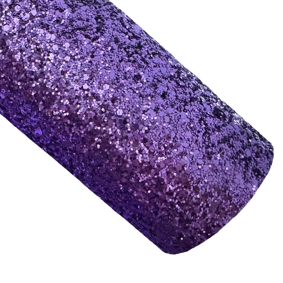 Amethyst Premium Chunky Glitter Leather