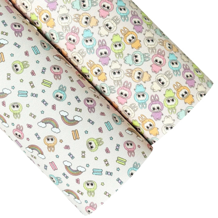 Monsters Faux Leather Sheet