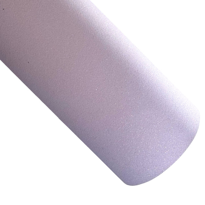 Pastel Purple Shimmer Suede Leatherette