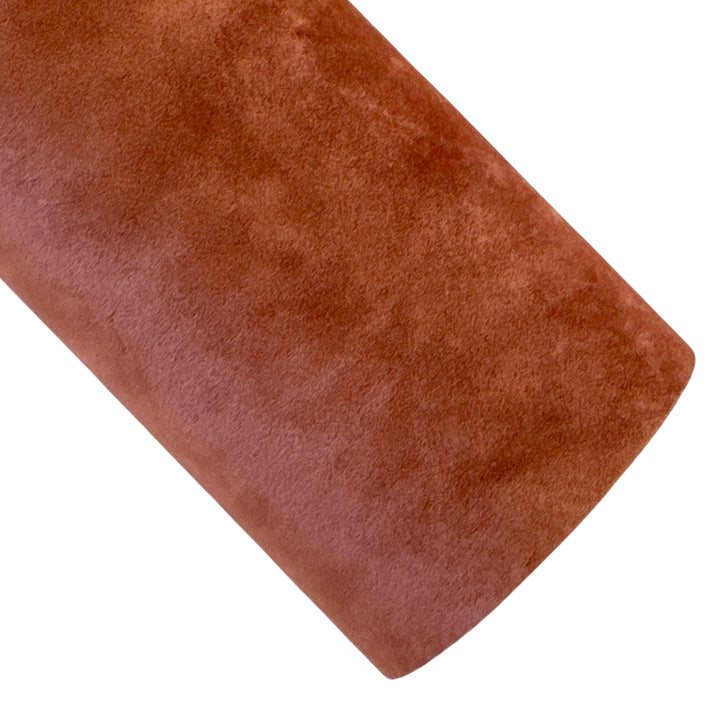 Caramel Brown Velvet Fabric - thick and perfect for Bows