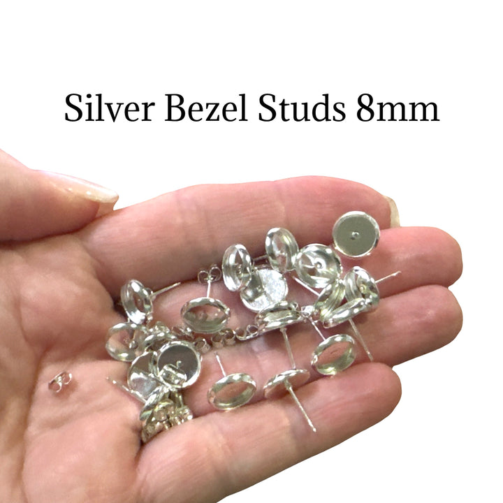 Earring Bezel Settings | Studs