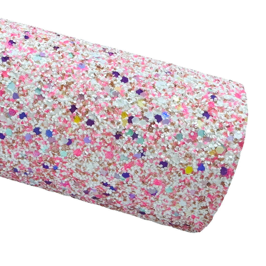 NEW Party Mix Chunky Glitter Leatherette | Glitter Bows