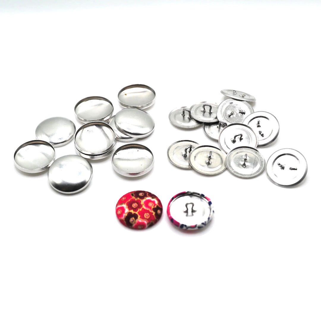 Boutons JACKOBINDI ~ 23 mm (7/8 pouces) (taille 36 US) Boutons auto-couverts