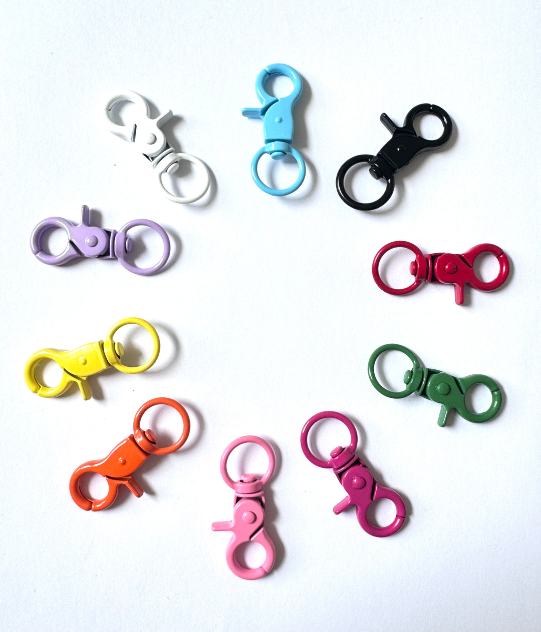 Candy Coloured Lobster Clasp Swivel Key Ring